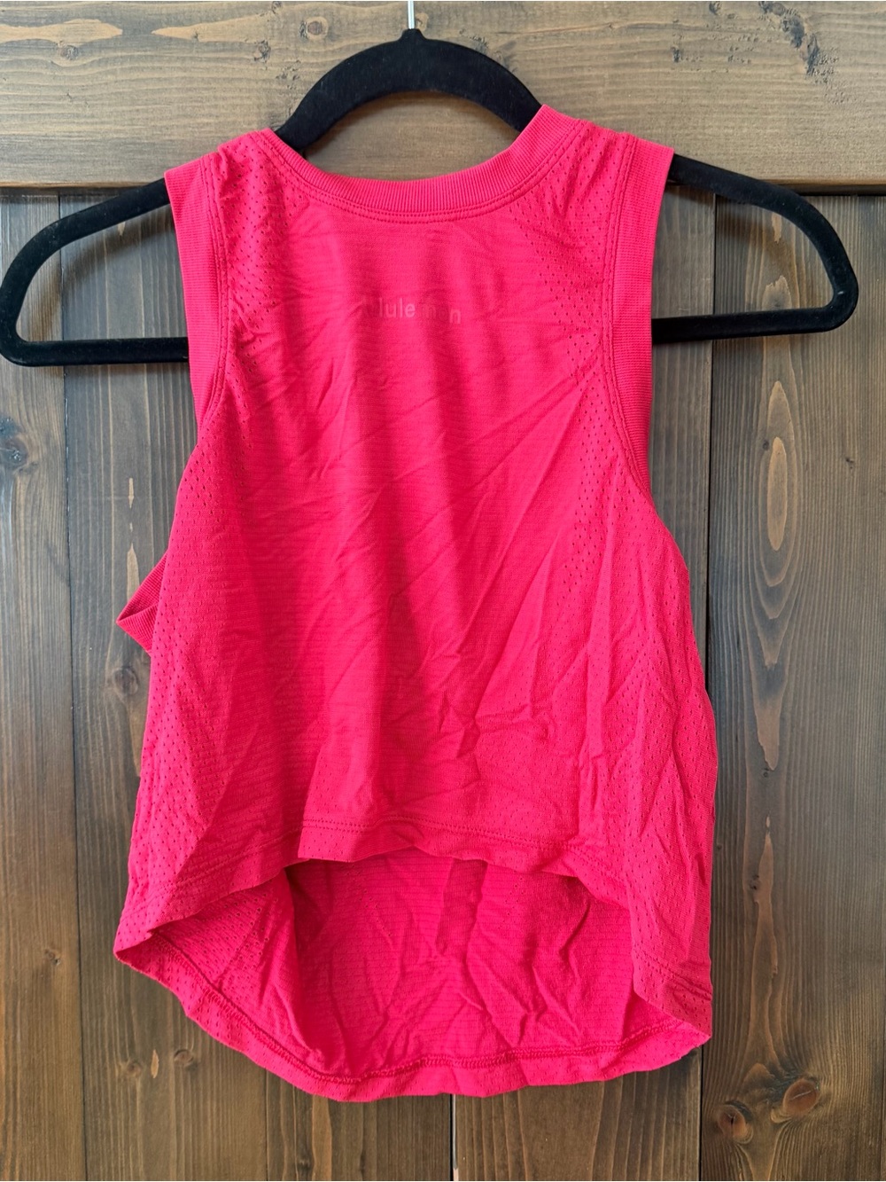 lululemon athletica Bright Pink Racerback Performance Tank